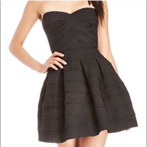 Express Fit and Flare Bandage Dress